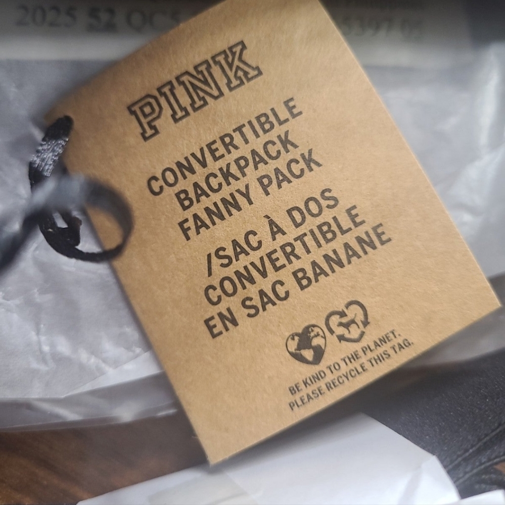 Pink Convertable Fanny Pack - Picture 9 of 11